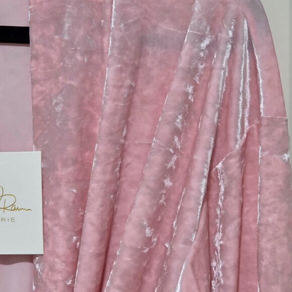 Pink Velvet Baby Boxer Robe (Robe Only) in Strawberry Ice Cream - Picture 7 of 9